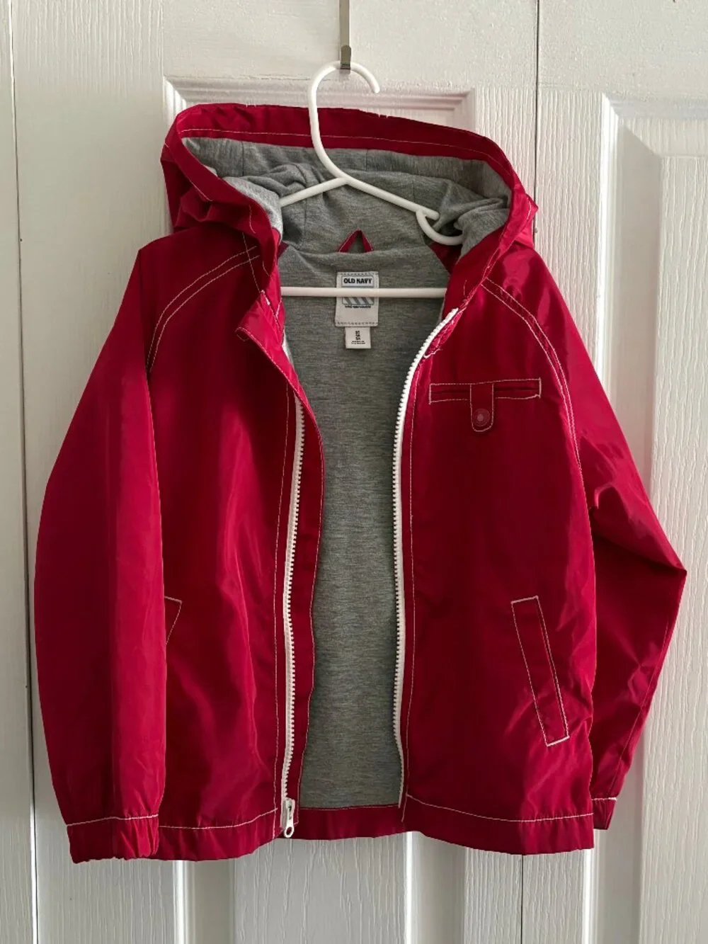 Old Navy lined windbreaker for toddlers, size 5T
